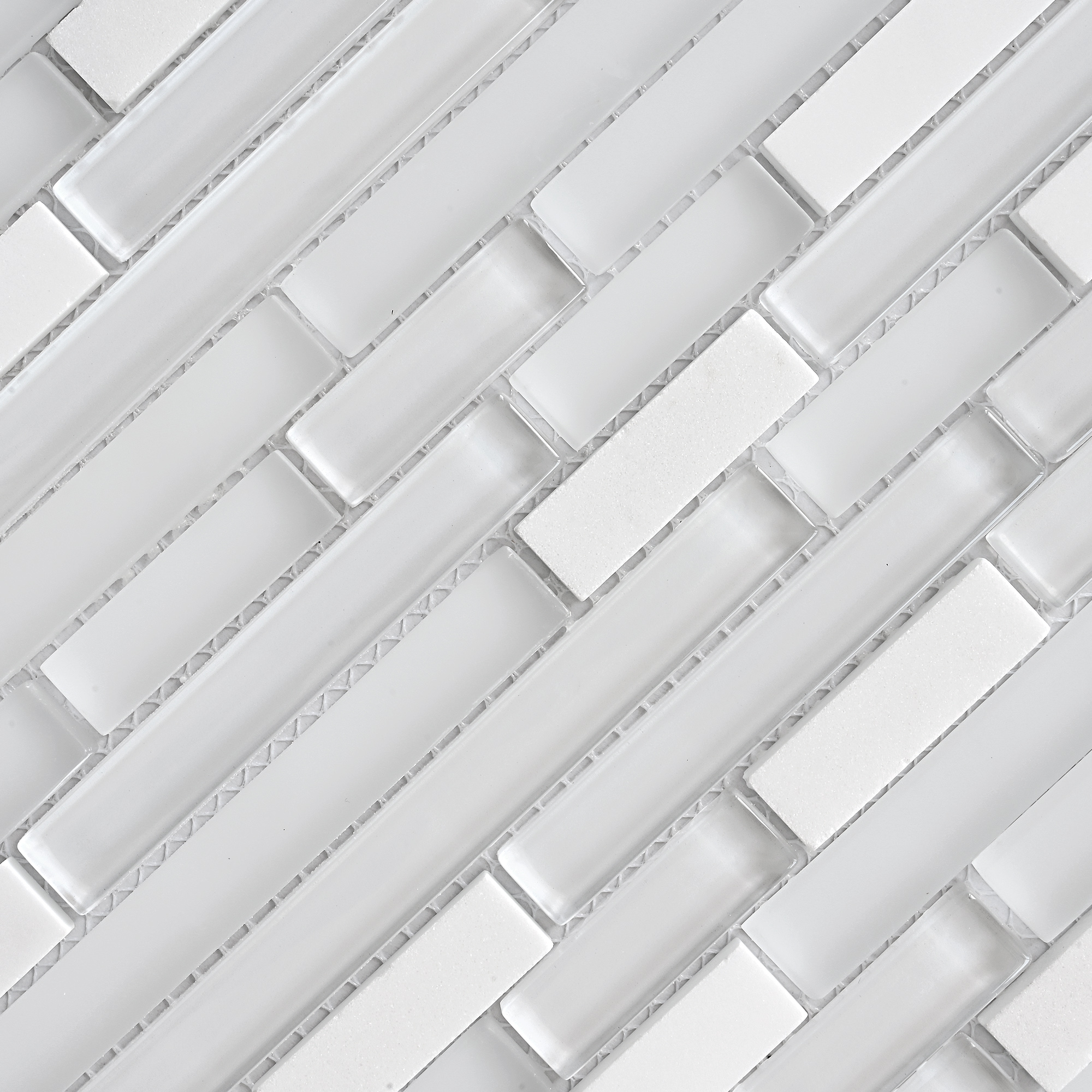 Modern White Marble Glass Kitchen Backsplash BA1012 5