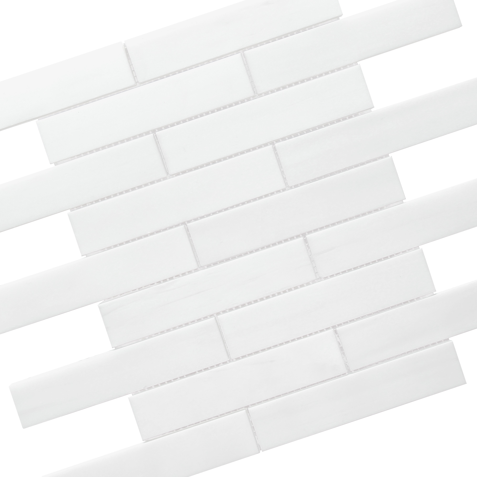 Modern White Subway Marble Backsplash Mosaic Tile BA6306 8
