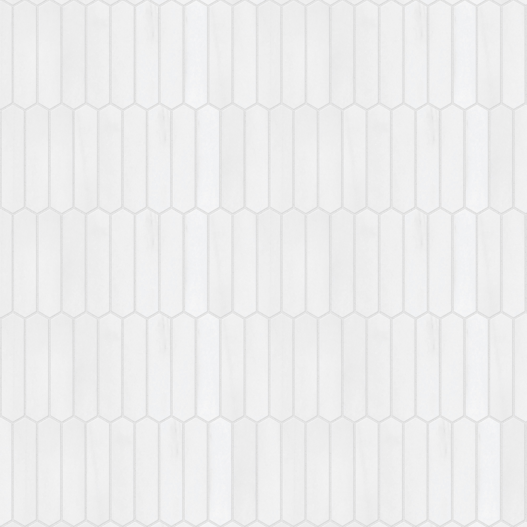 White Marble Small Picket Design Backsplash Mosaic Tile BA6302 10