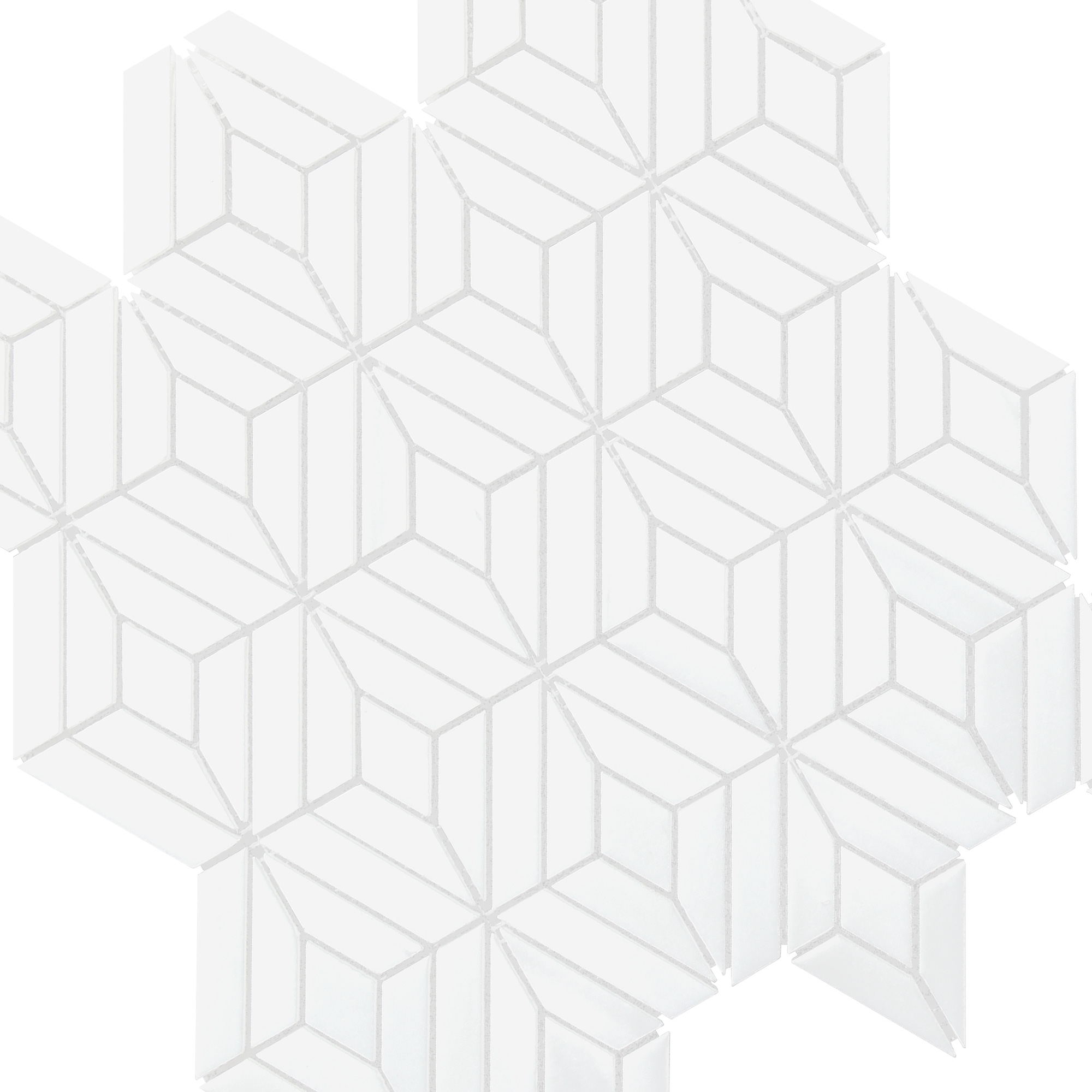 White Modern Marble Backsplash Mosaic Tile BA6307 8