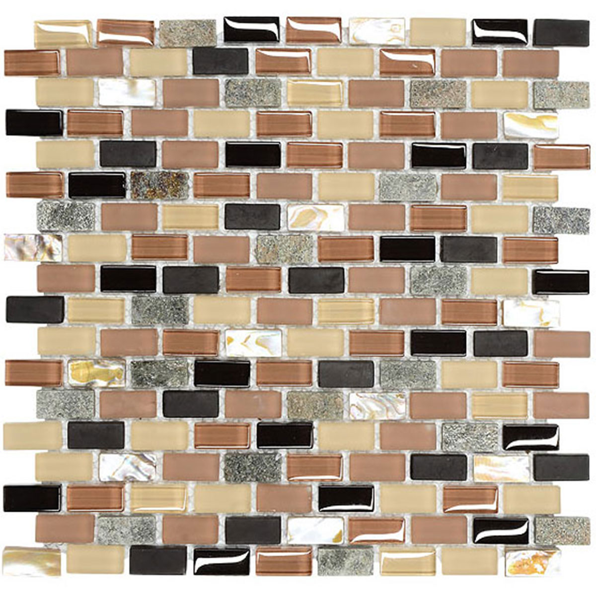 Brown and Gray Glass BA1182 1