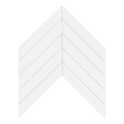 Long White Chevron Mosaic Large Backsplash Tile BA6322 10