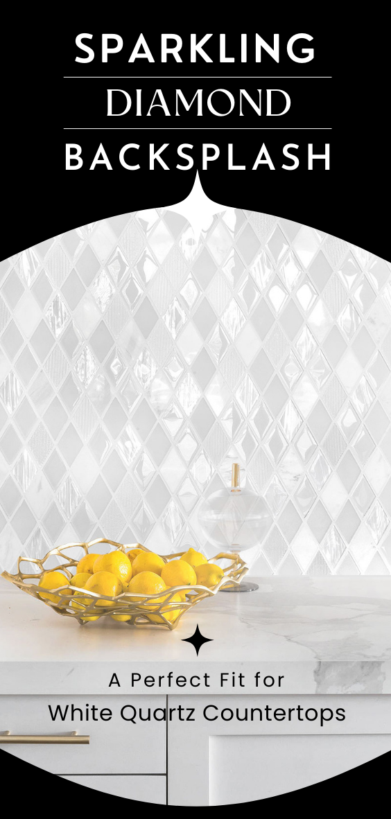 Sparkling diamond backsplash tile BA62046 3