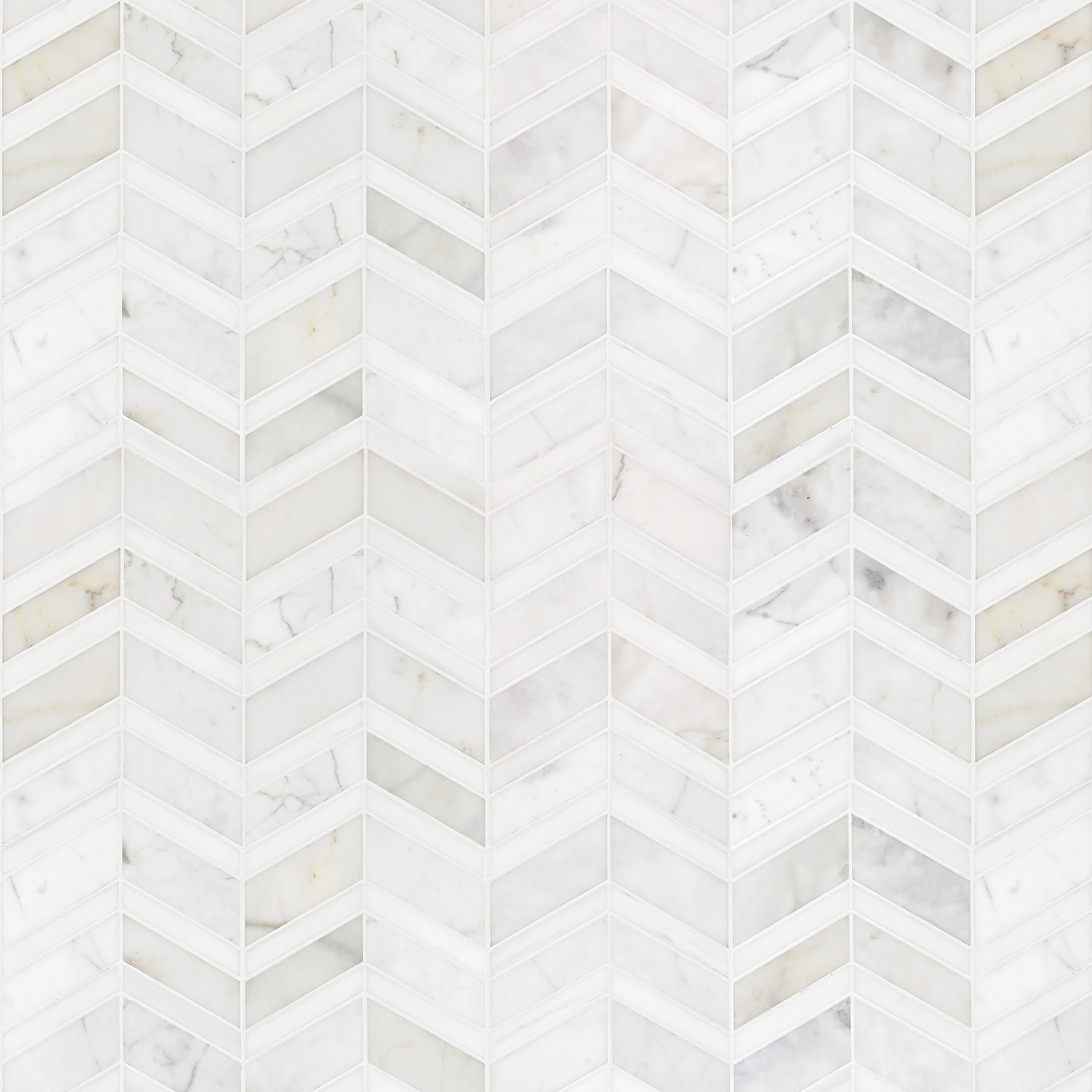White Gray Gold Chevron Marble Mosaic Backsplash Tile BA6311 7