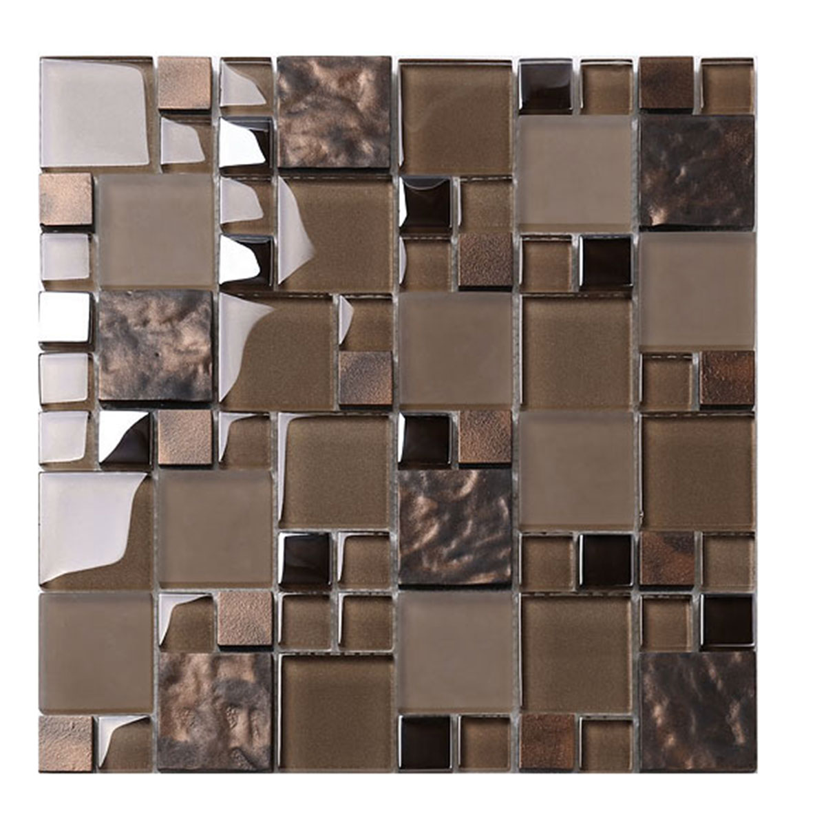 Beautiful Brown Glass Backsplash BA1135