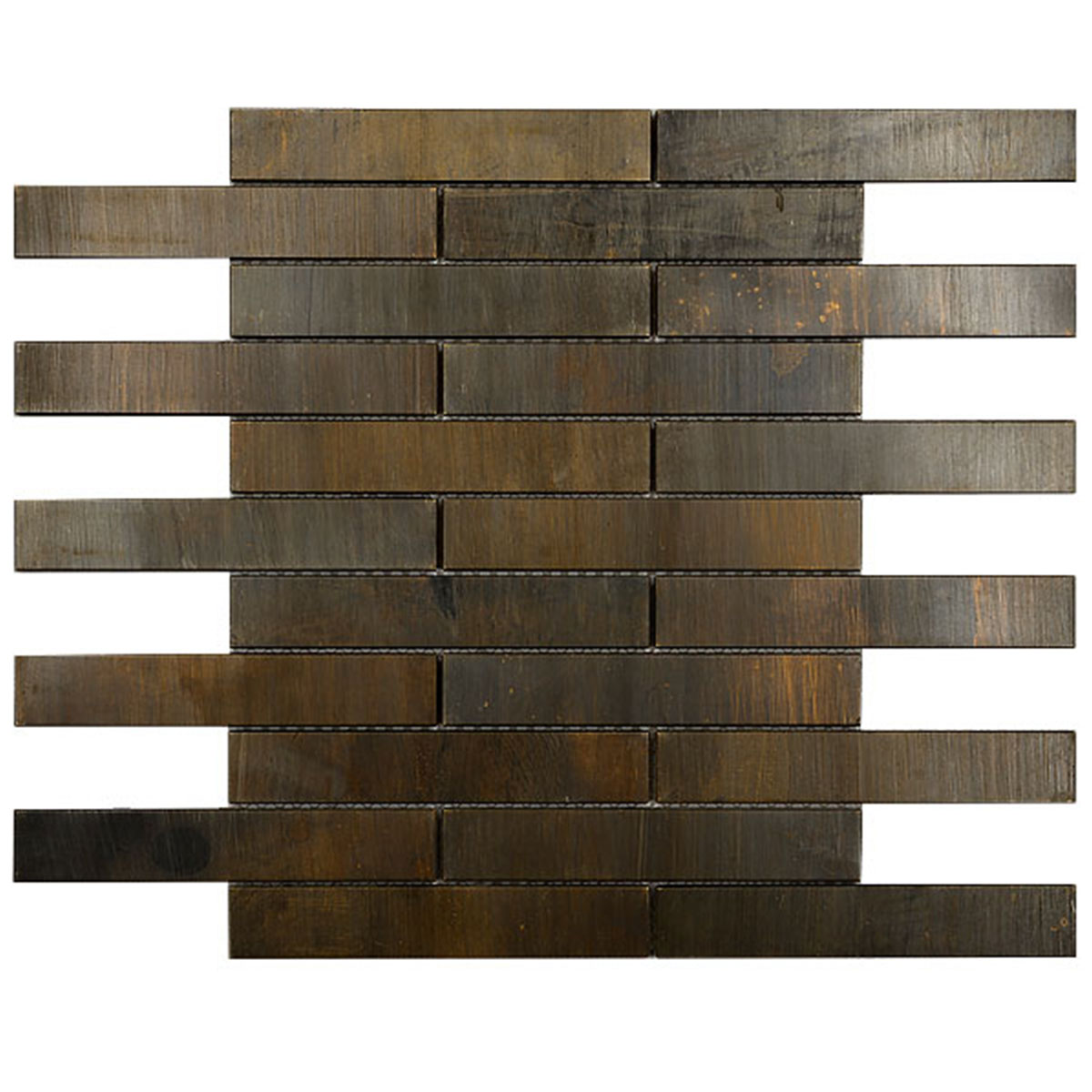 Dark and Sophisticated Copper Subway Backsplash Tile BA1113