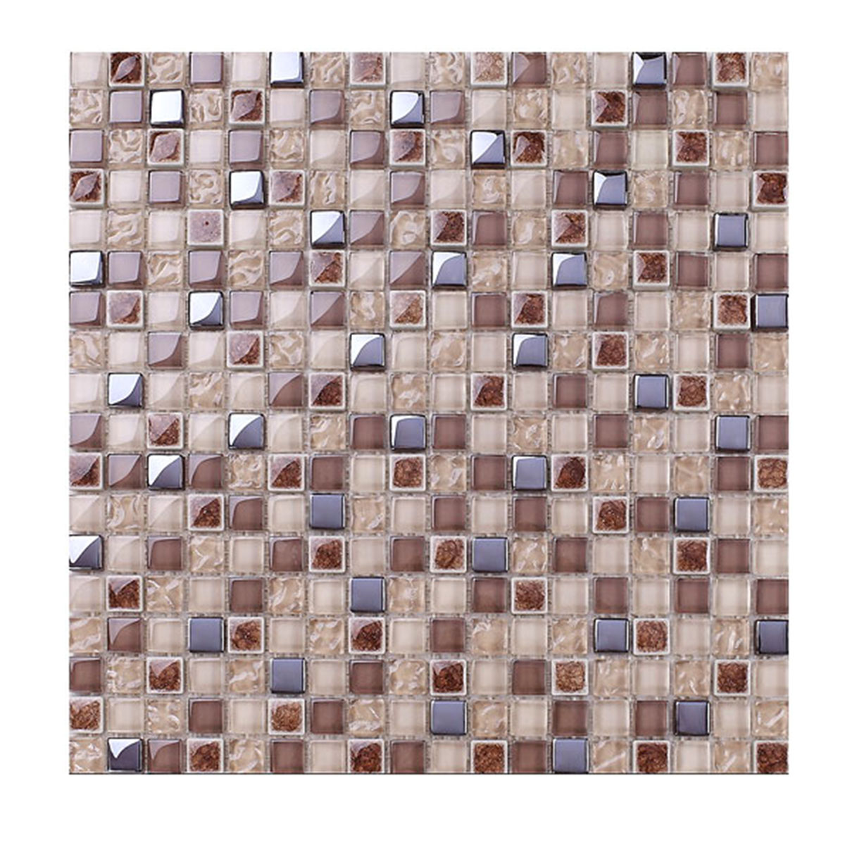 Gorgeous Brown Red Beige Kitchen Backsplash BA1150