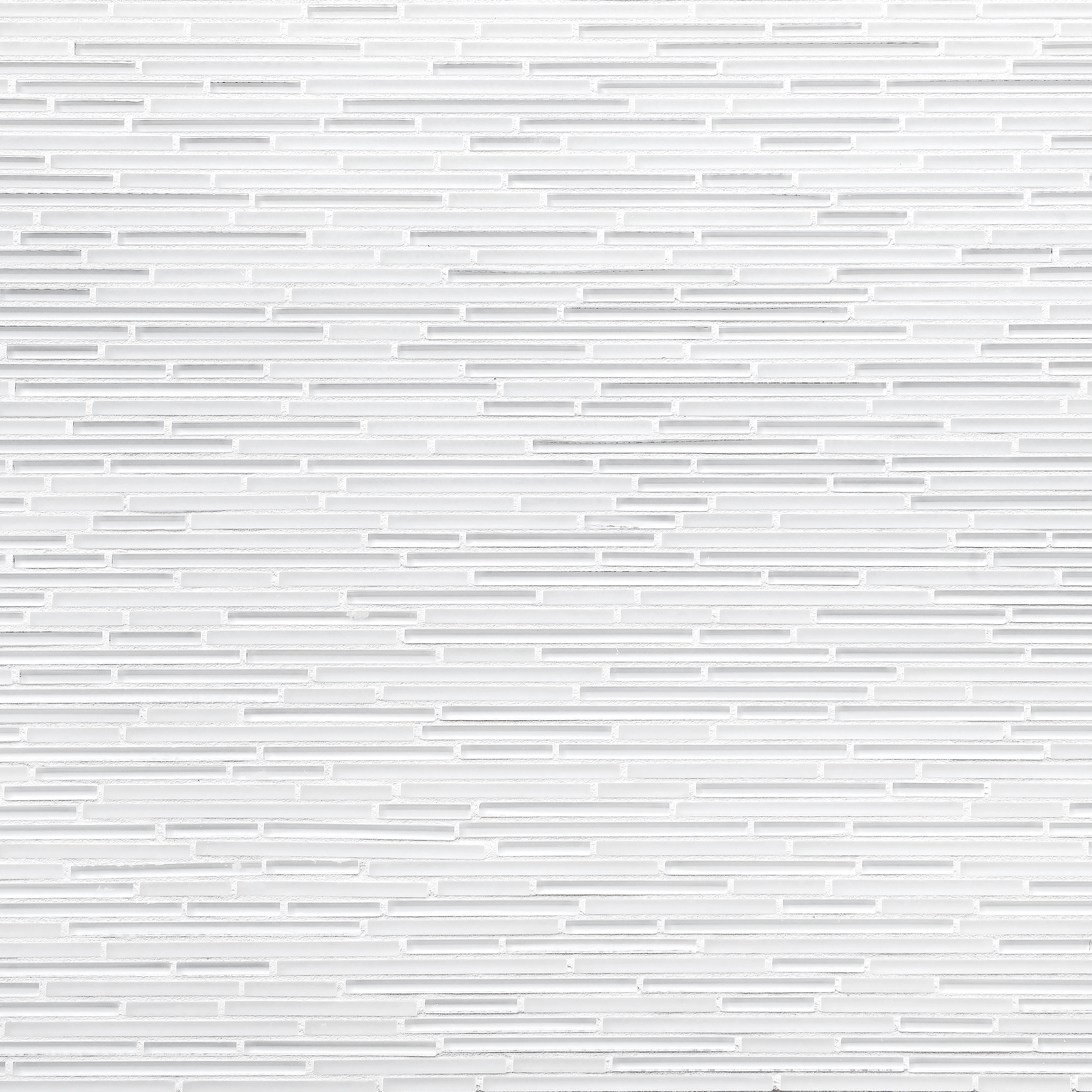 Modern White Thin Glass Mosaic Backsplash tile BA1164 6
