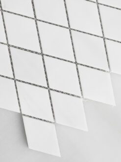 White Diamond Marble Mosaic Backsplash Tile BA6309 1