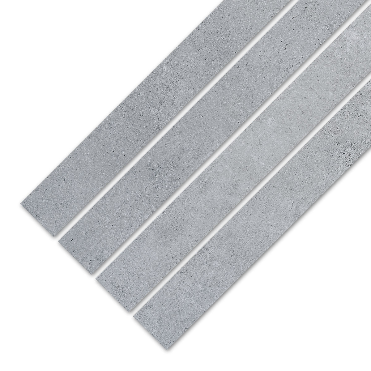 Modern Long Porcelain Gray Mosaic Tile BA4503 2