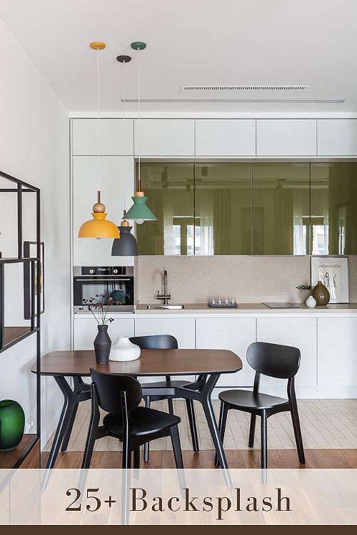 Cream Kitchen Backsplash