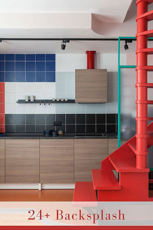 Glossy or Matte Kitchen Backsplash