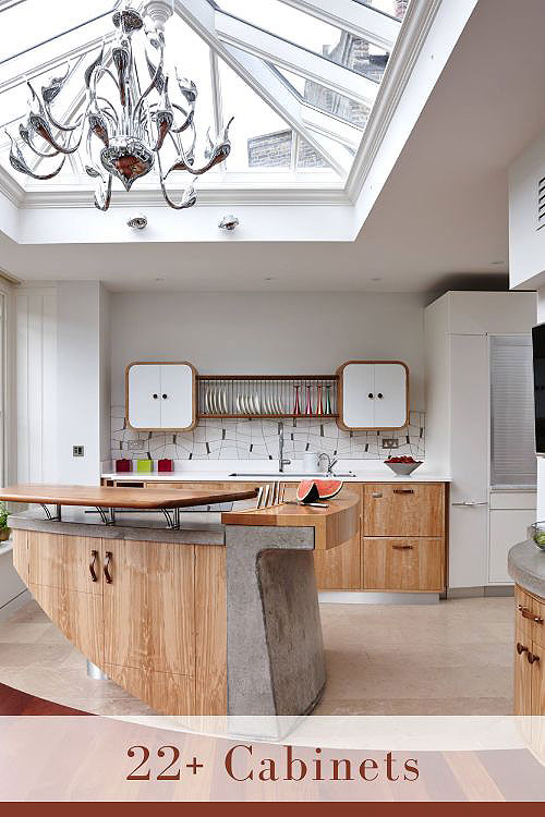 Kitchen Backsplash for Hickory Cabinets