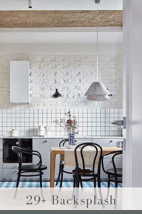 Light Colored Backsplash Ideas