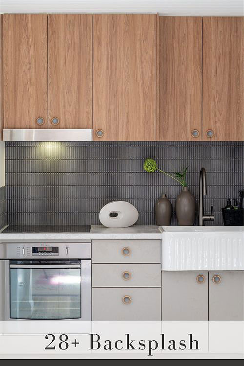 Porcelain Tile Backsplash