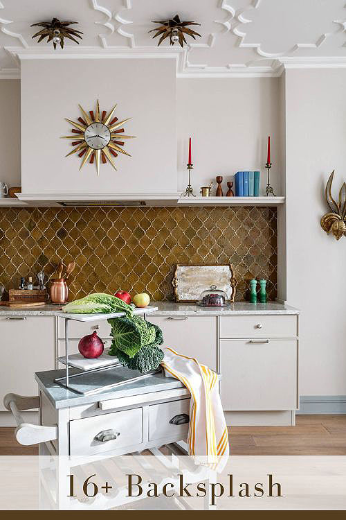 Teardrop Backsplash