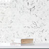 White Hexagon Marble Look Glass Mosaic Backsplash Tile BA5509 1