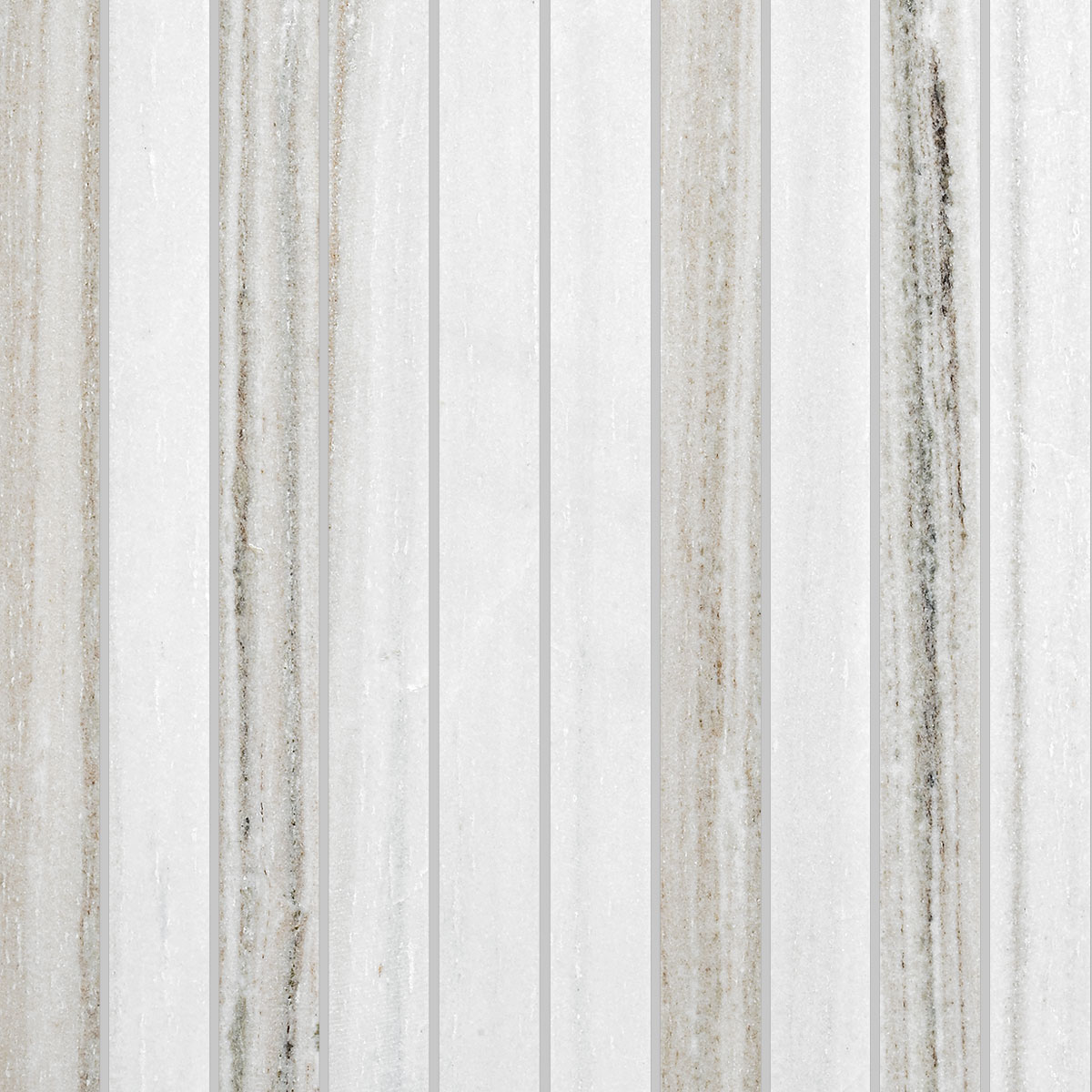Modern Long Marble Rosewood Gray Backsplash Mosaic Tile BA1080 6