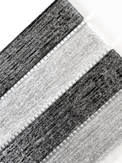 Shimmery Textured Black and White Glass Backsplash Tile BA8024 4