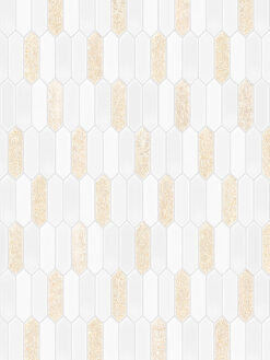 Glass Gold Pearl Picket Backsplash Tile BA6711 5