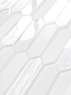 Glass Pearl Picket Backsplash Tile BA6701 4