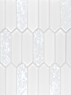 Glass Sparkle Pearl Picket Backsplash Tile BA6709 7