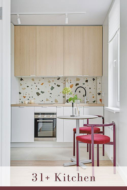 Backsplash for Tiny Kitchens