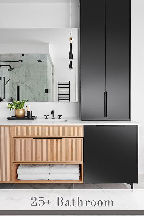 Black Bathroom Hardware Ideas
