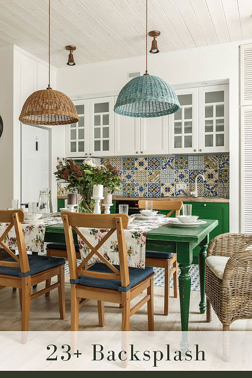 Boho Kitchen Backsplash