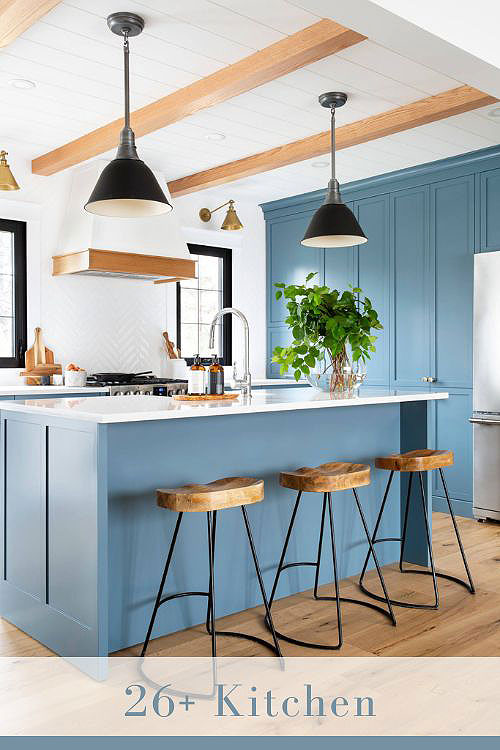 Farmhouse Kitchen with White Backsplash
