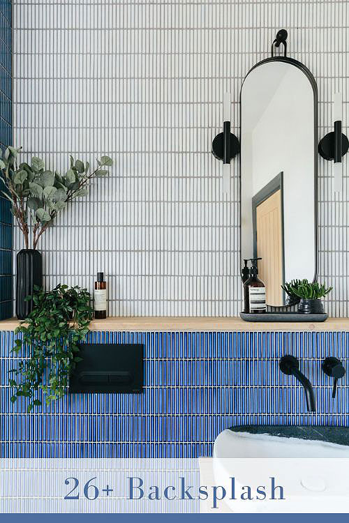 Kit Kat Tile Bathroom Backsplash