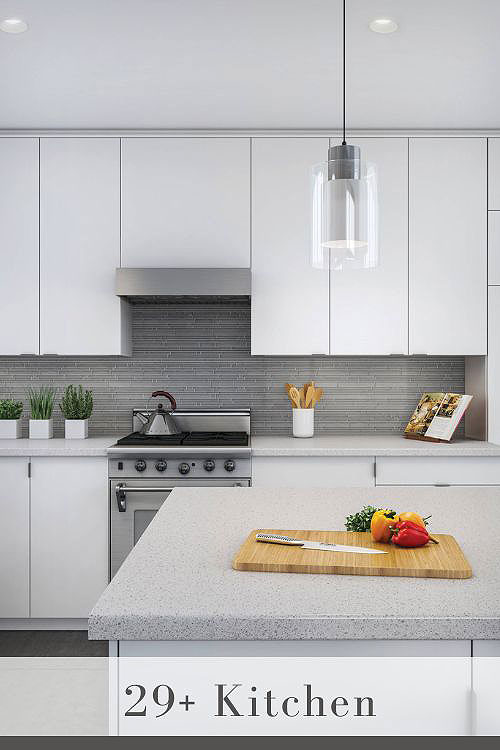 Kitchen Backsplash with Laminate Countertops