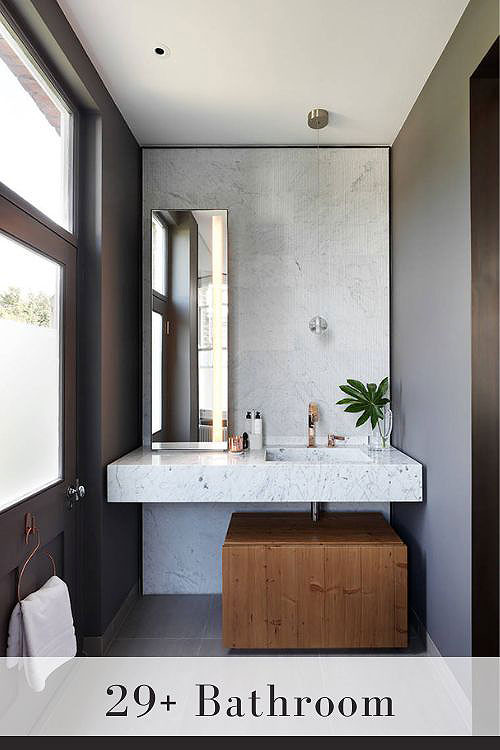 Marble Bathroom Backsplash