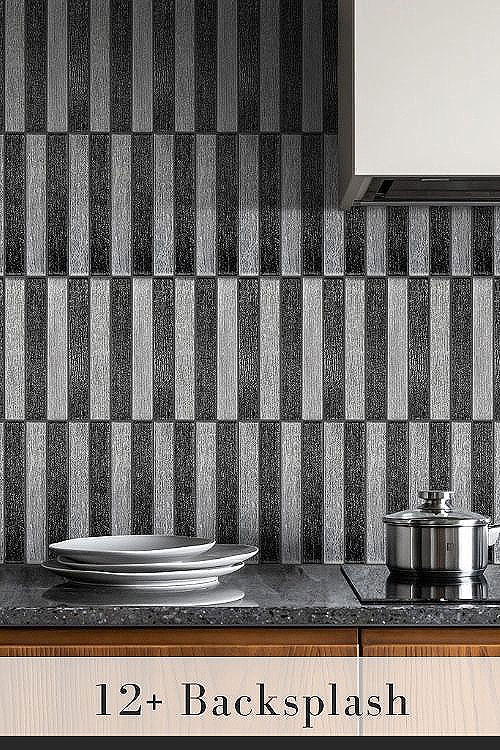 Modern Black Backsplash Ideas