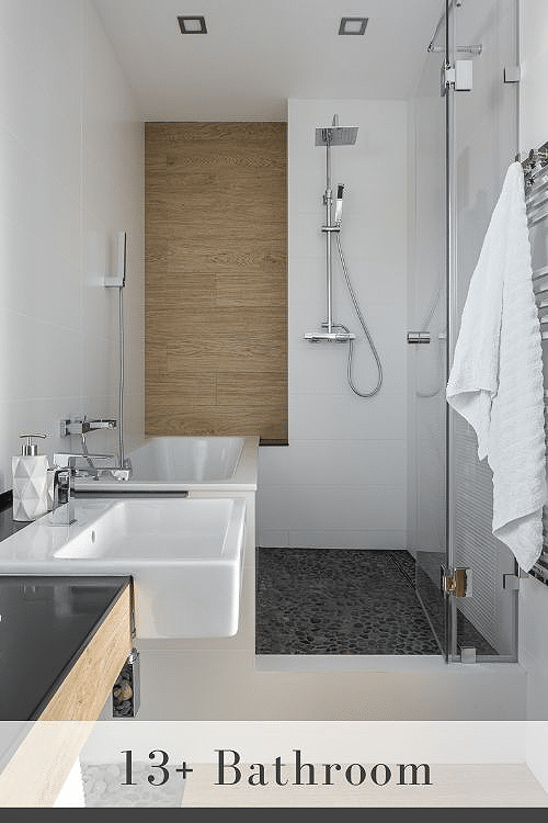Pebble Tile Bathroom