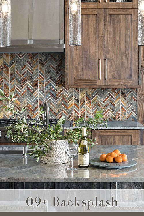 Slate Tile Backsplash