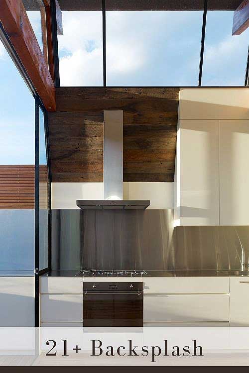 Stainless Steel Backsplash