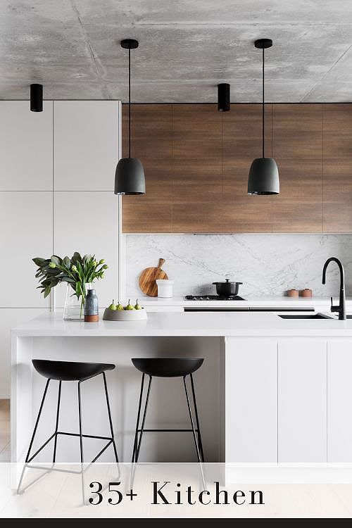 White Kitchen Island Ideas