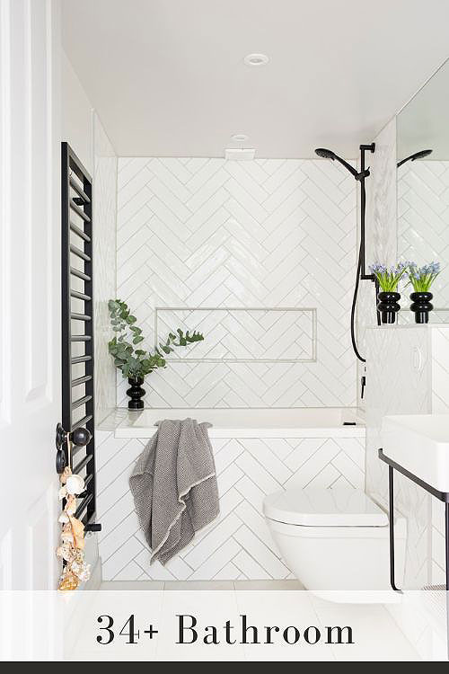 White Shower Tile Ideas
