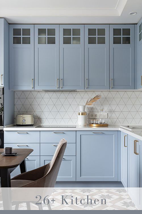 White Tile Backsplash with Gray Grout