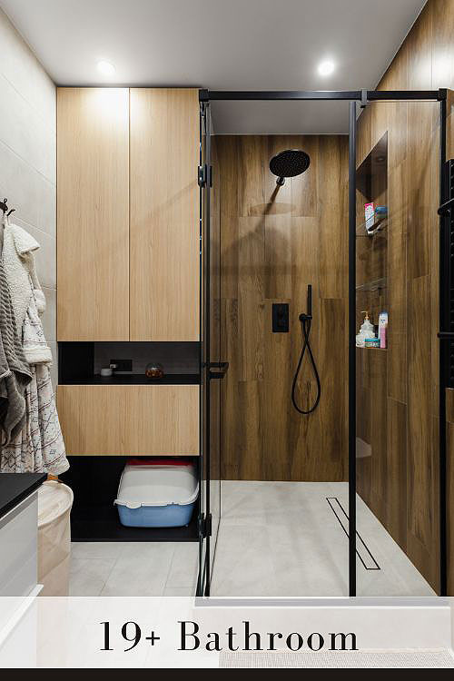 Wood Look Tile Bathroom