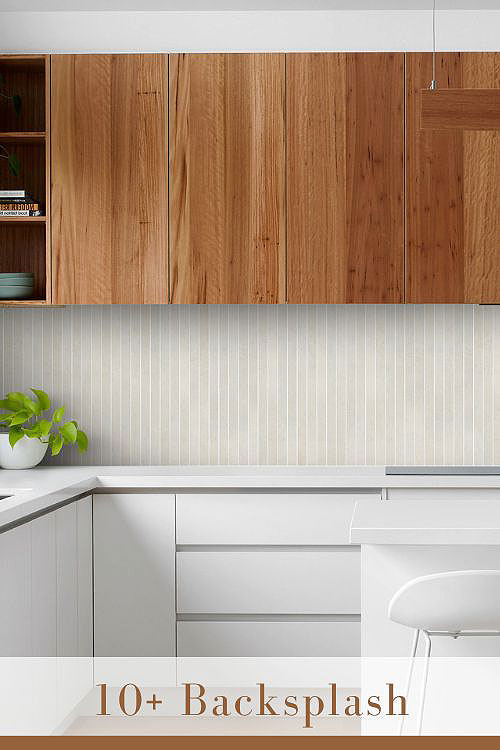 Modern Porcelain Backsplash