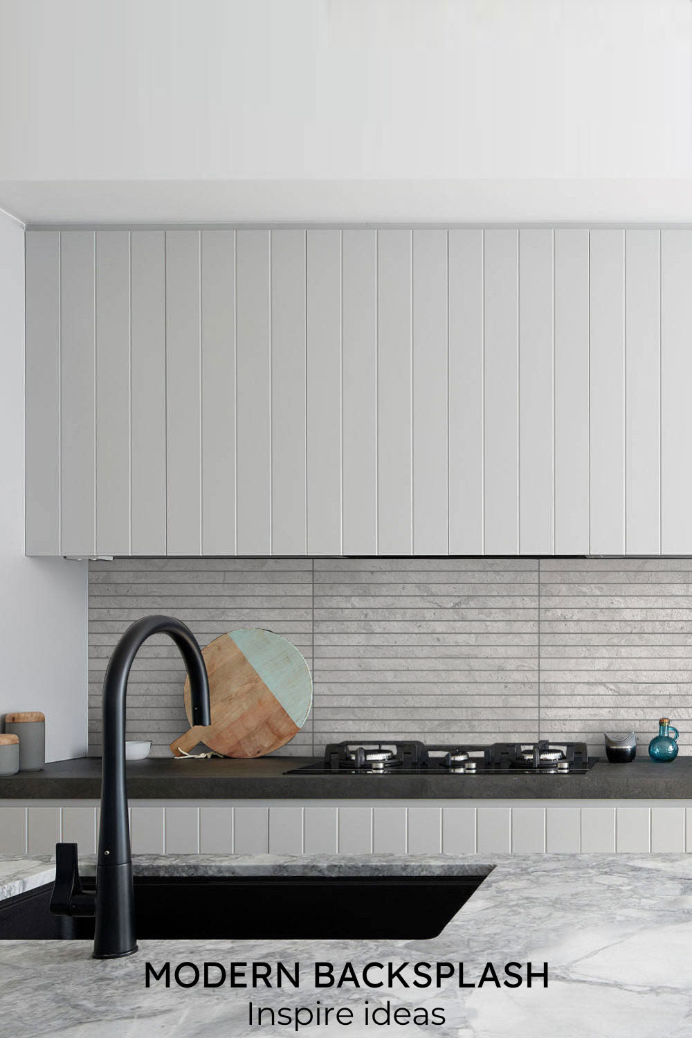 modern backsplash tile marble kitchen countertop