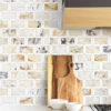 Multi Color Marble Backsplash Tile Brown Colors BA6330