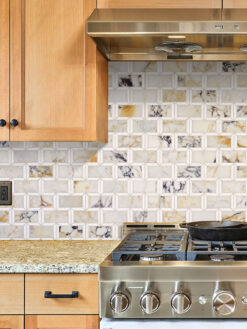New venetian Gold Multi Color Marble Backsplash Tile BA6330