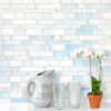 Pearl Glass Subway Hand Cut Artisan Mosaic Tile BA7016