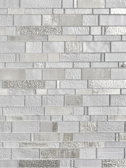 Diamond Gray Glass Subway Hand Cut Artisan Mosaic Tile BA7020 4