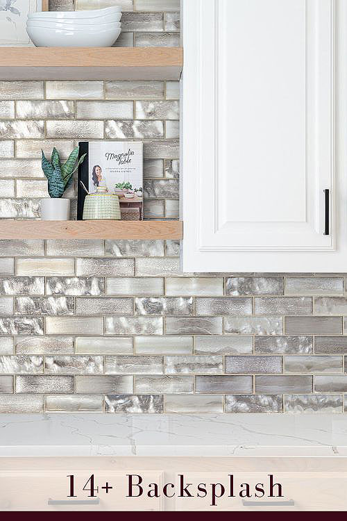 Brown Backsplash Tiles