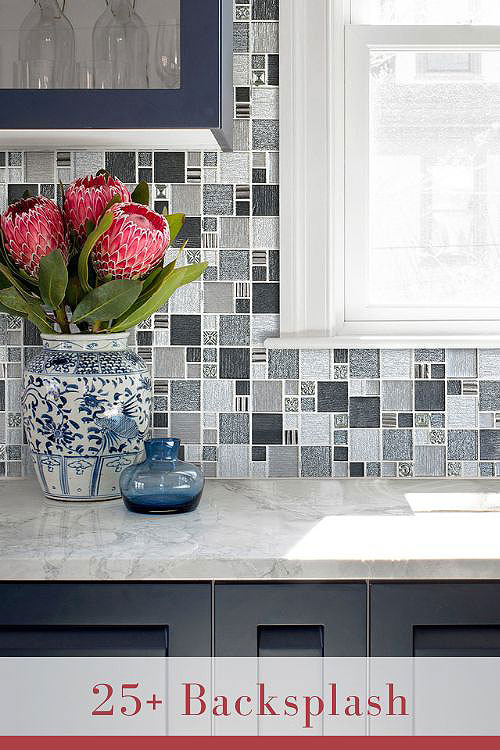 Ceiling Height Backsplash