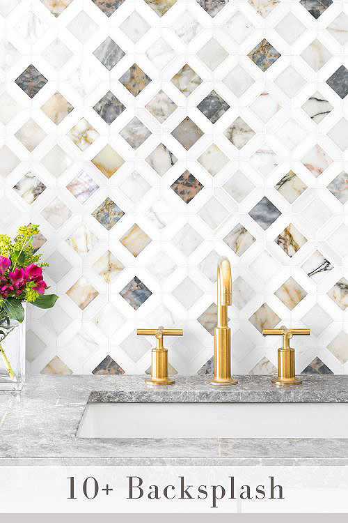 Marble Bathroom Backsplash